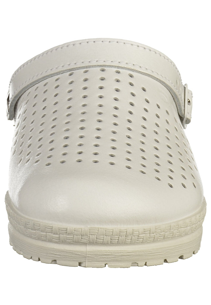 Rohde Clogs Leder Weiß - surf4shoes