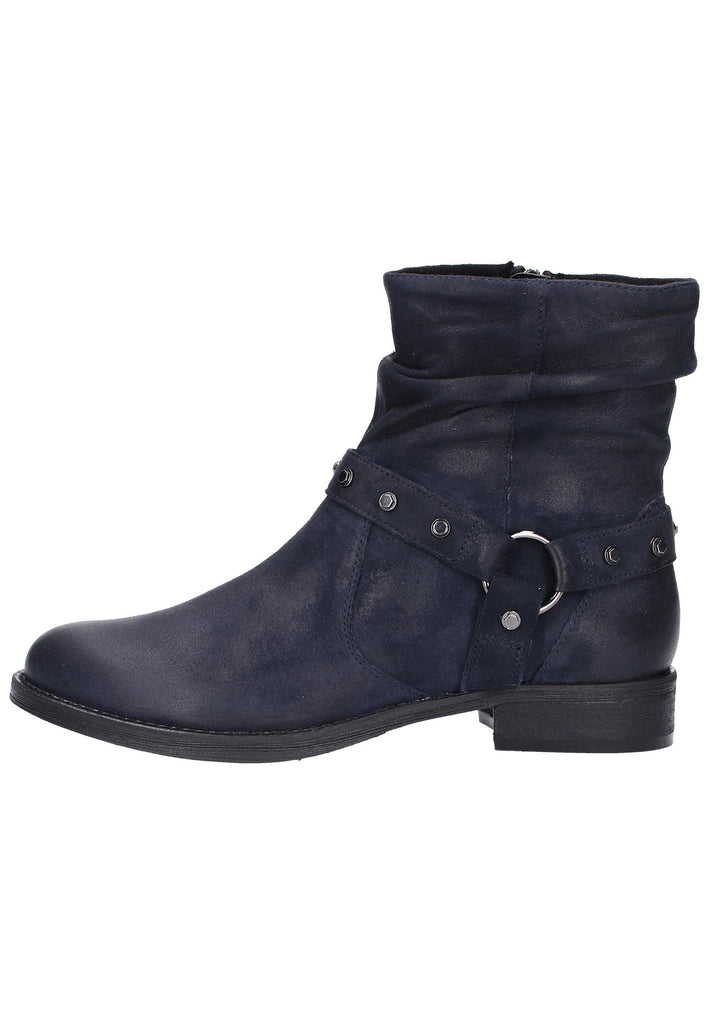SPM Stiefelette Leder Navy - surf4shoes