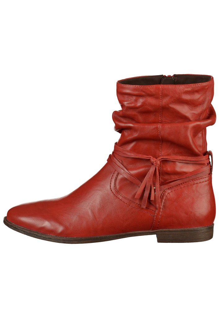 SPM Stiefelette Leder Rot - surf4shoes