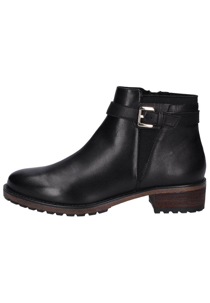 SPM Stiefelette Leder/Textil Schwarz - surf4shoes