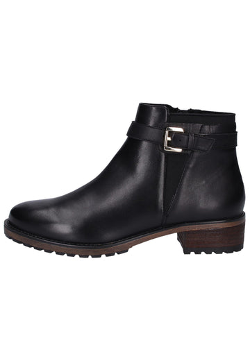 SPM Stiefelette Leder/Textil Schwarz - surf4shoes