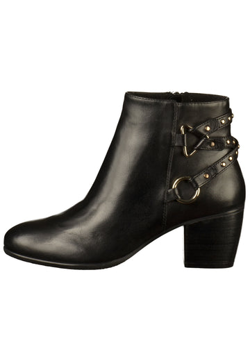 SPM Stiefelette Leder Schwarz - surf4shoes