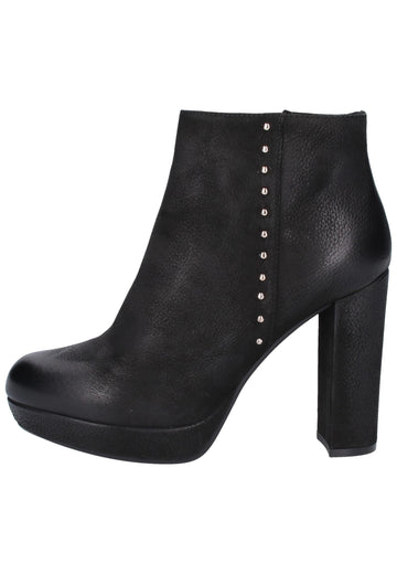 SPM Stiefelette Leder Schwarz - surf4shoes