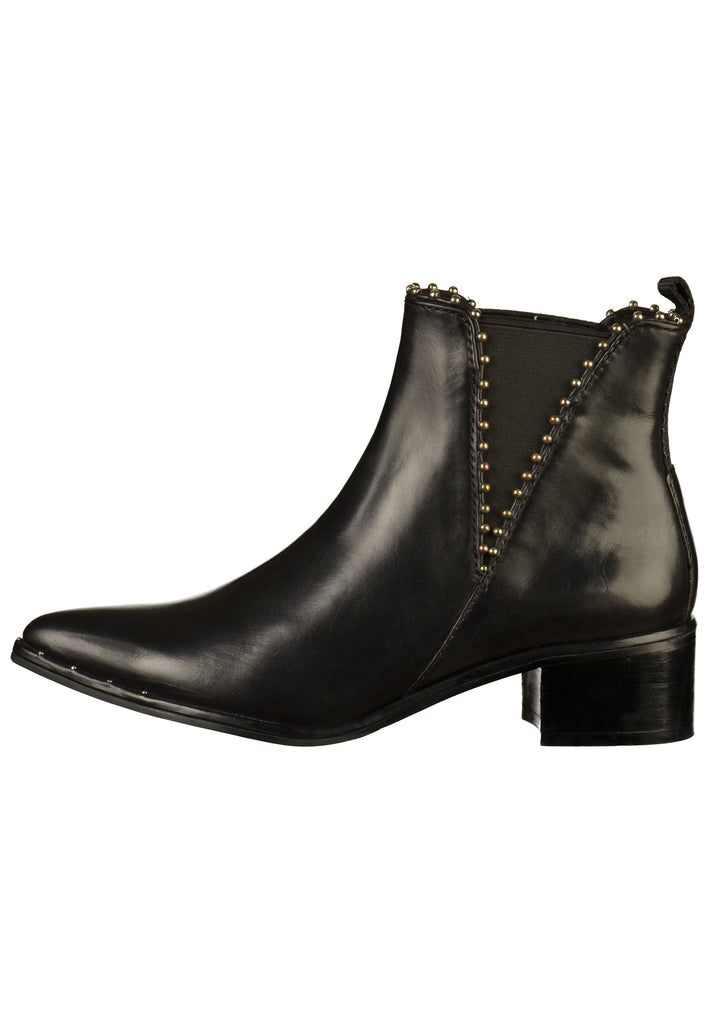 SPM Stiefelette Leder/Textil Schwarz - surf4shoes