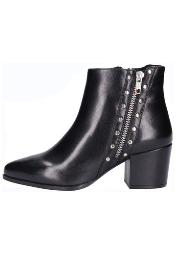 SPM Stiefelette Leder Schwarz - surf4shoes