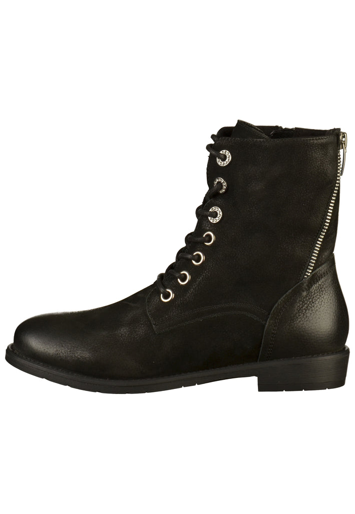 SPM Stiefelette Leder Schwarz - surf4shoes