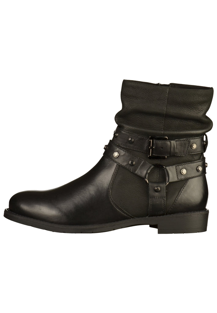 SPM Stiefelette Leder Schwarz - surf4shoes
