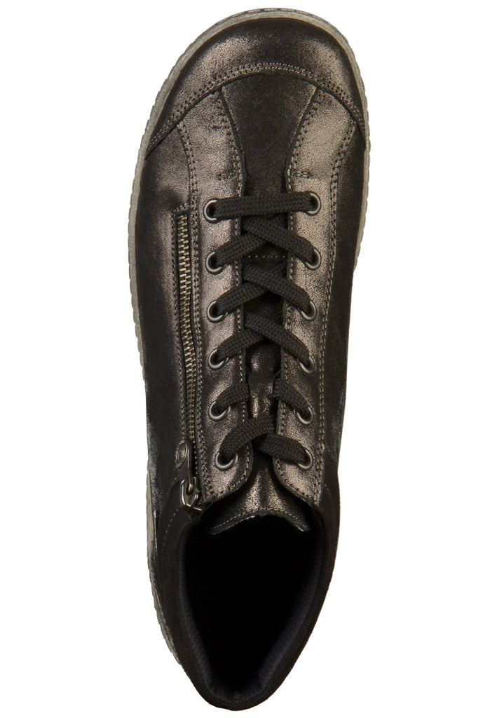 Remonte Halbschuhe Leder Grau - surf4shoes