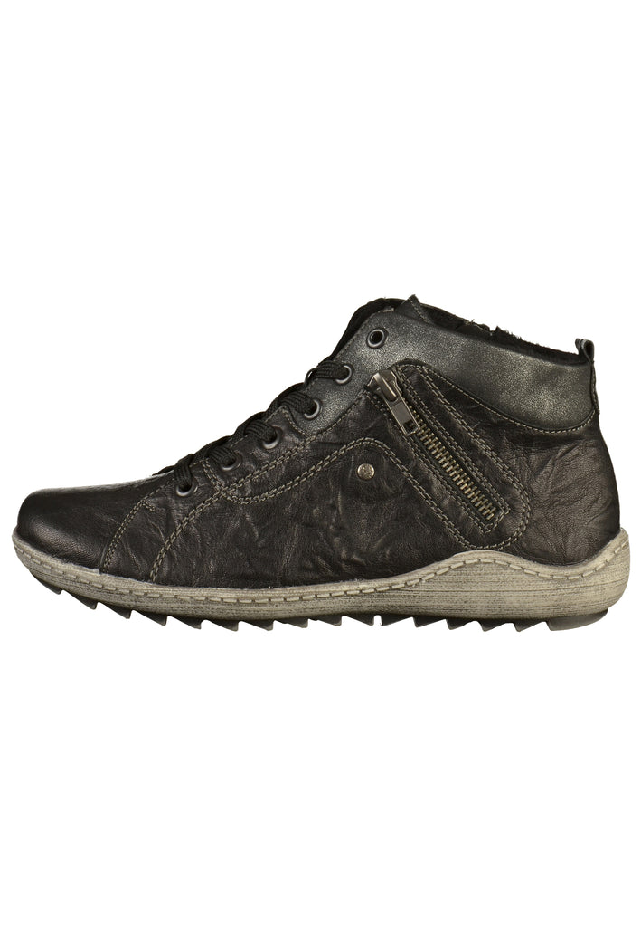Remonte Stiefelette Leder/Synthetik Schwarz - surf4shoes