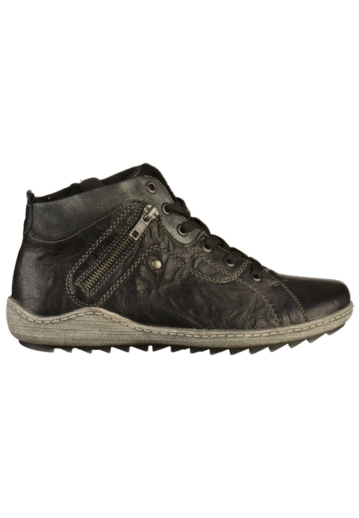 Remonte Stiefelette Leder/Synthetik Schwarz - surf4shoes