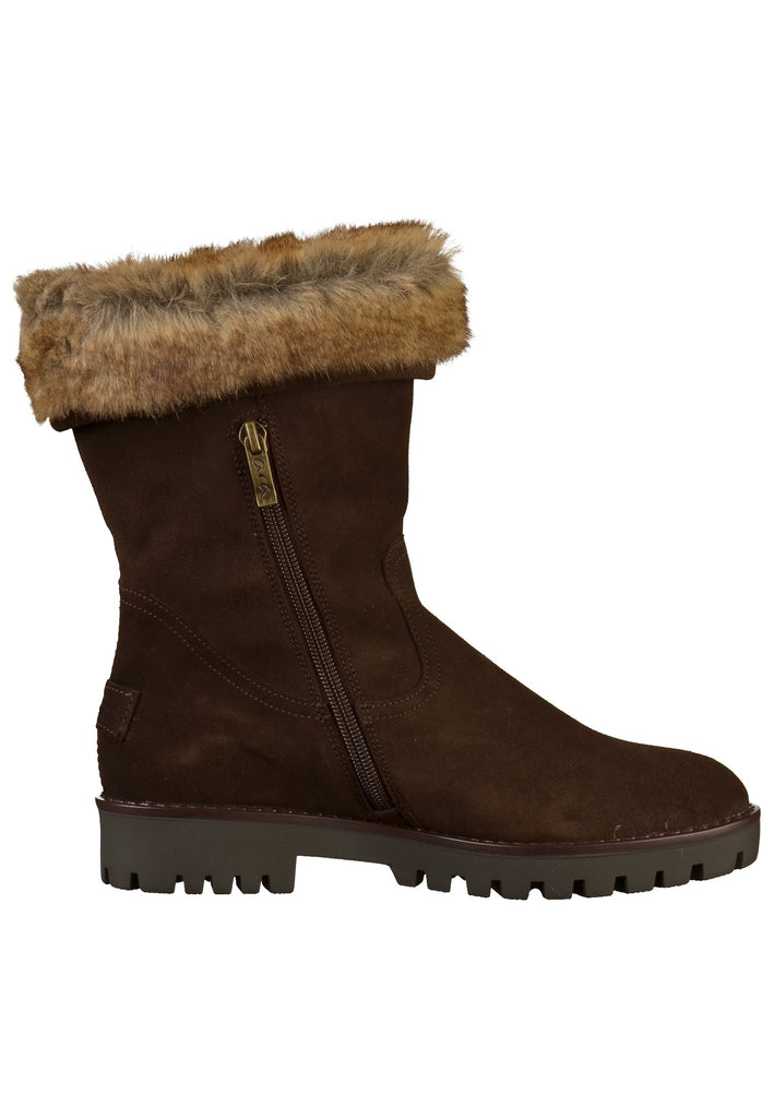 ara Stiefelette Veloursleder Braun - surf4shoes