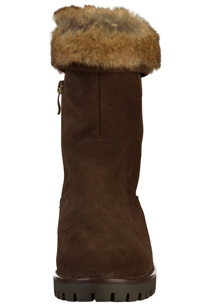 ara Stiefelette Veloursleder Braun - surf4shoes