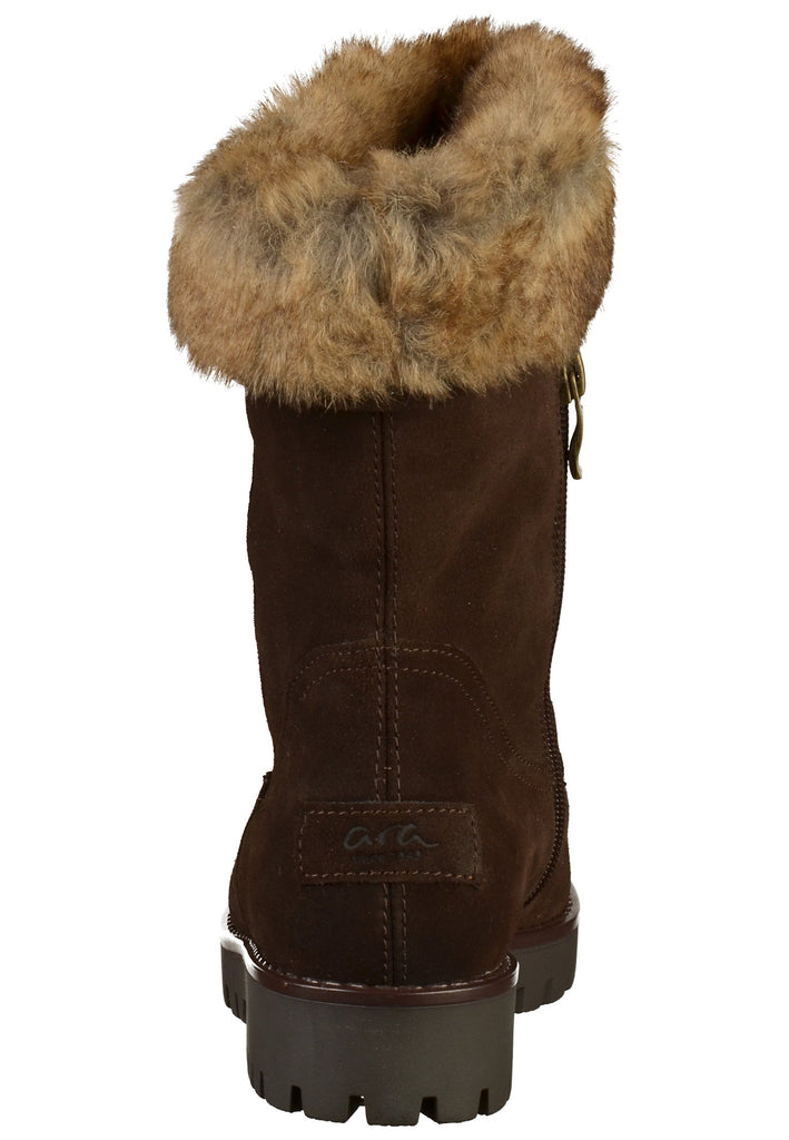ara Stiefelette Veloursleder Braun - surf4shoes