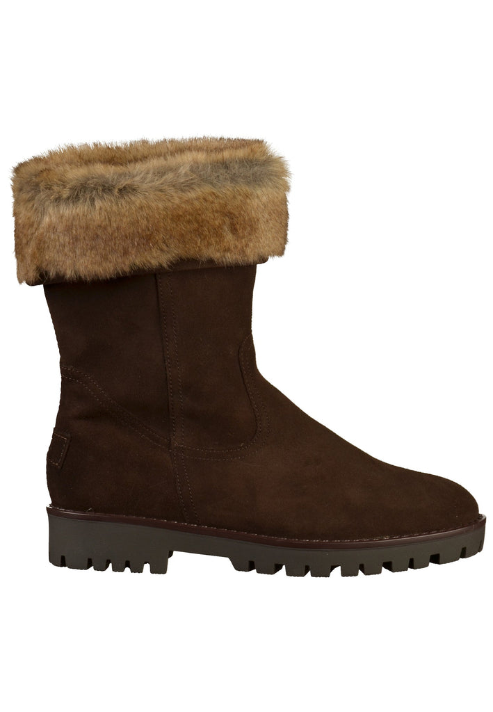 ara Stiefelette Veloursleder Braun - surf4shoes