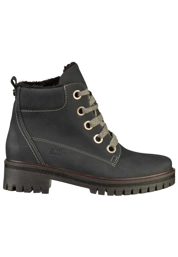 ara Stiefelette Nubukleder Blau - surf4shoes