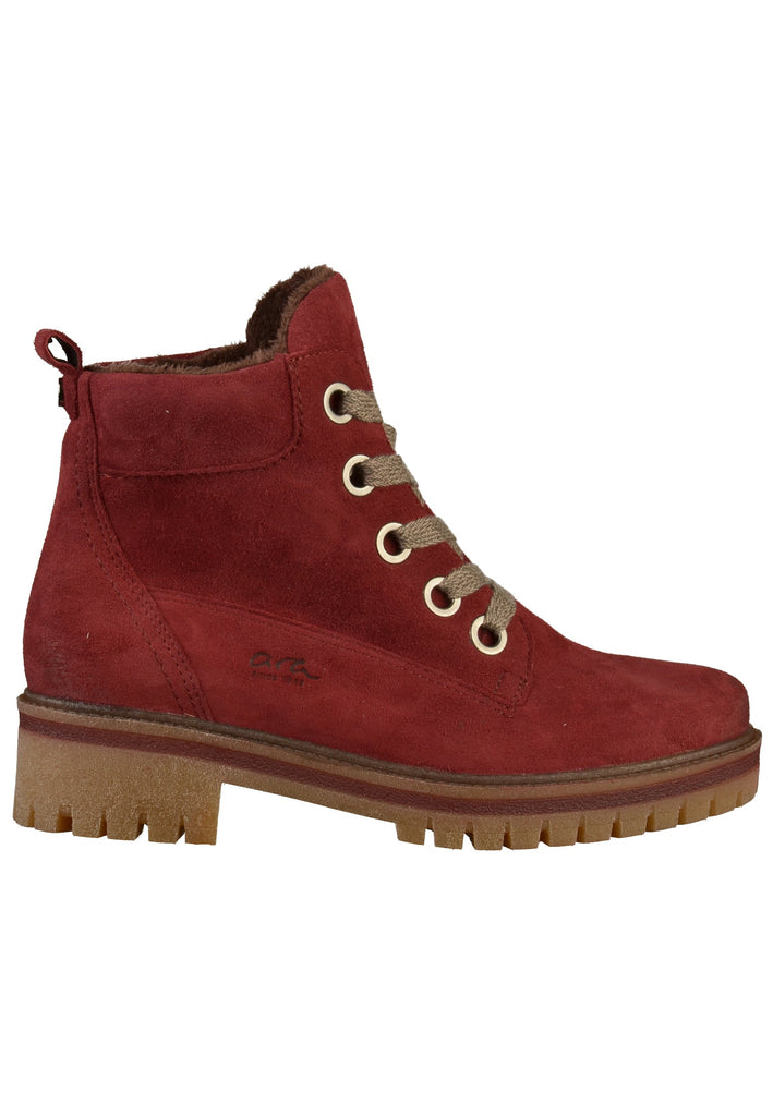 ara Stiefelette Nubukleder Bordeaux - surf4shoes