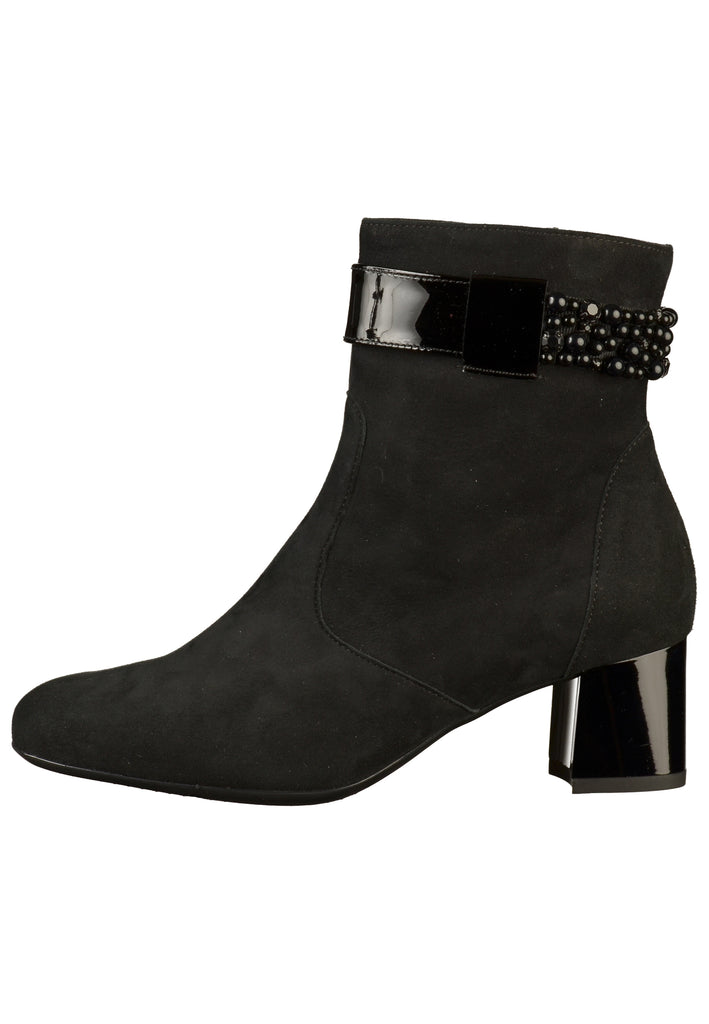 ara Stiefelette Leder Schwarz - surf4shoes