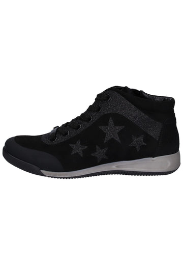 ara Sneaker Lederimitat Schwarz - surf4shoes