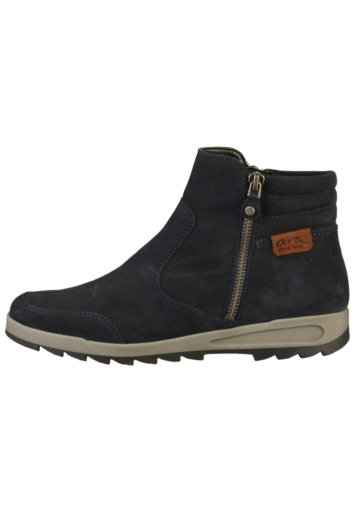 ara Stiefelette Leder Blau - surf4shoes
