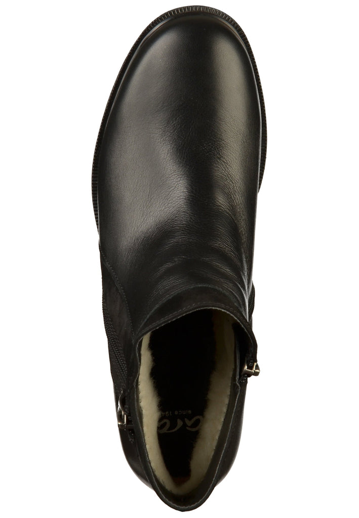 ara Stiefelette Leder Schwarz - surf4shoes
