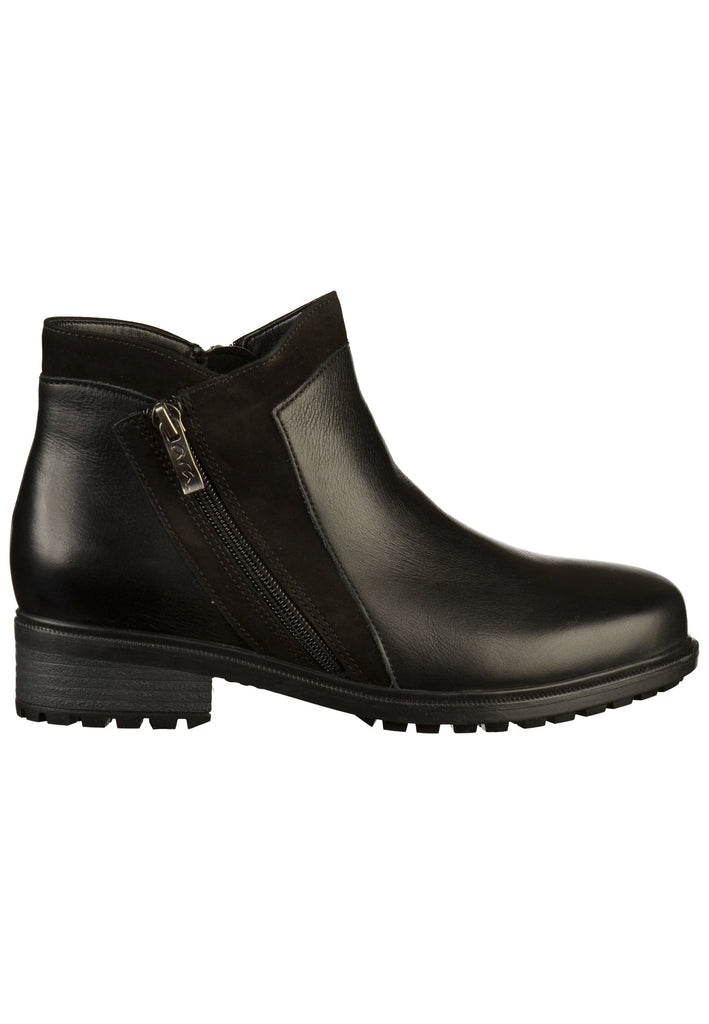 ara Stiefelette Leder Schwarz - surf4shoes
