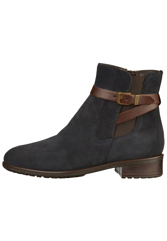 ara Stiefelette Veloursleder Blau - surf4shoes