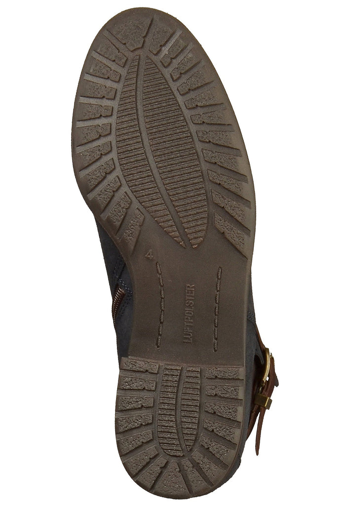 ara Stiefelette Veloursleder Blau - surf4shoes