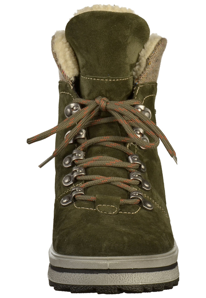 ara Stiefelette Leder Oliv - surf4shoes