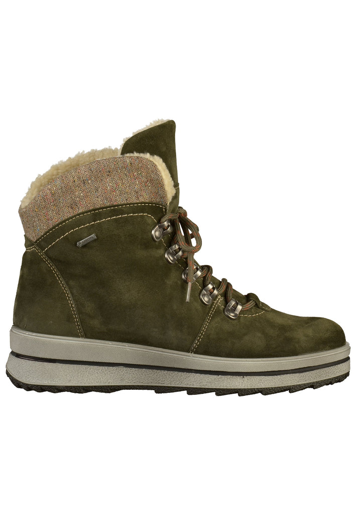 ara Stiefelette Leder Oliv - surf4shoes