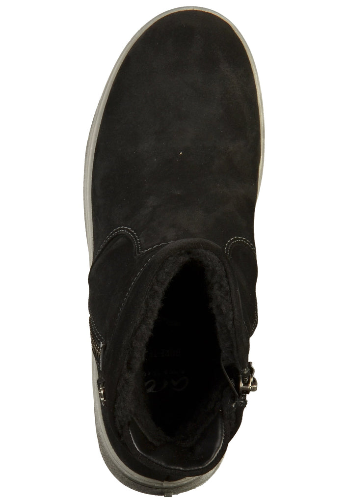 ara Stiefelette Leder Schwarz Warmfutter - surf4shoes