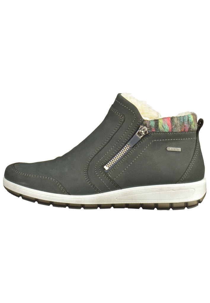 ara Stiefelette Nubukleder Blau - surf4shoes