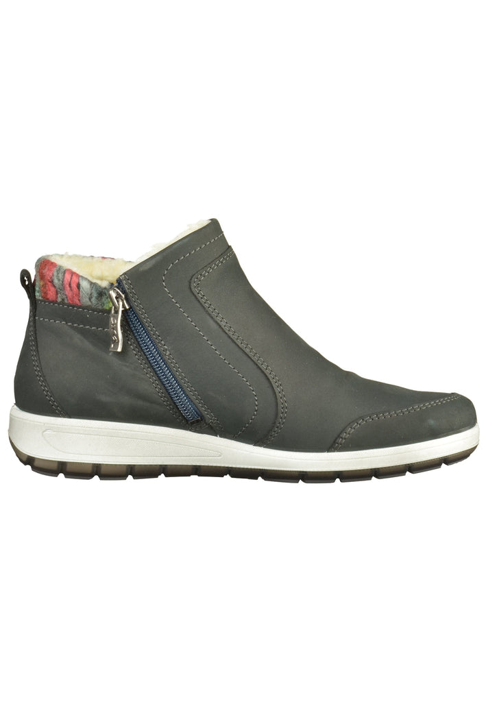 ara Stiefelette Nubukleder Blau - surf4shoes