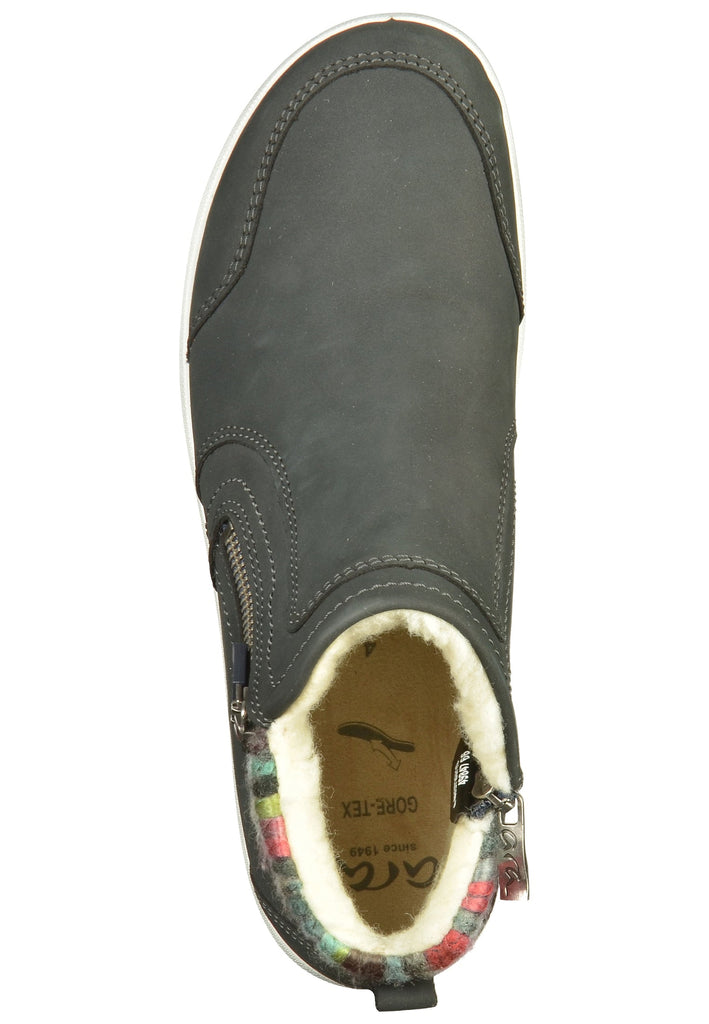 ara Stiefelette Nubukleder Blau - surf4shoes