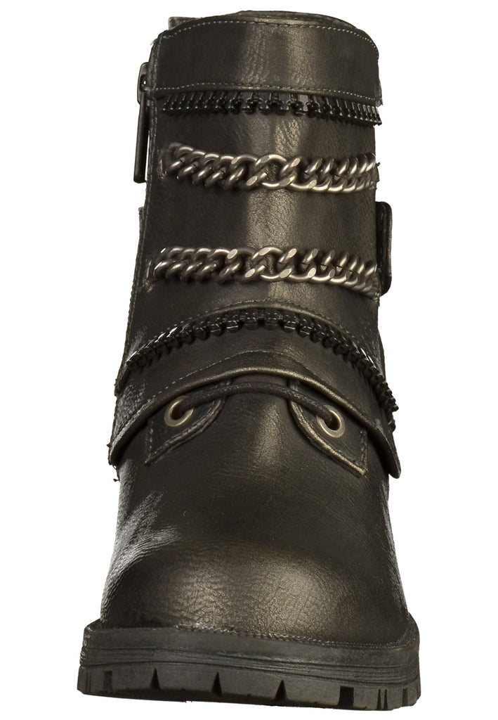 Mustang Stiefelette Lederimitat Graphit - surf4shoes