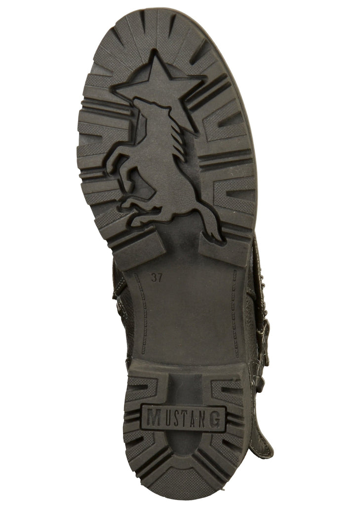 Mustang Stiefelette Lederimitat Graphit - surf4shoes