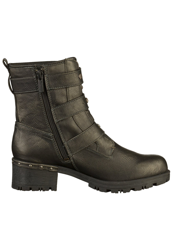 Mustang Stiefelette Lederimitat Graphit - surf4shoes