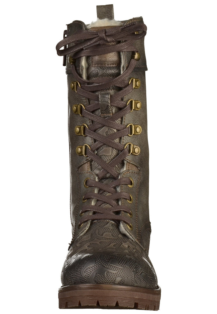 Mustang Stiefel Lederimitat Dunkelgrau - surf4shoes