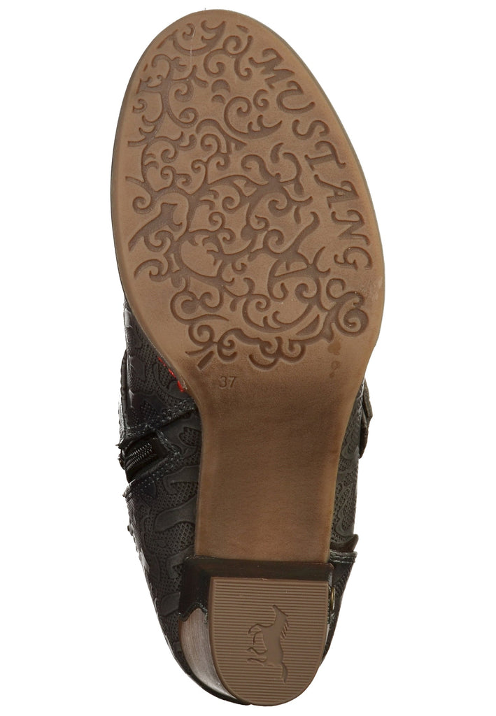 Mustang Stiefelette Lederimitat Navy - surf4shoes