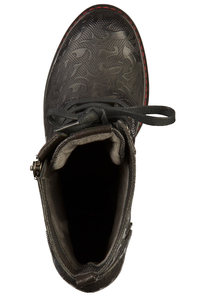 Mustang Stiefelette Lederimitat Navy - surf4shoes