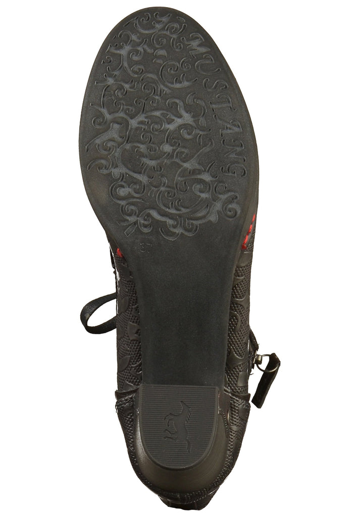 Mustang Stiefelette Lederimitat Navy - surf4shoes