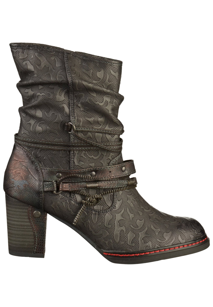 Mustang Stiefel Lederimitat Dunkelgrau - surf4shoes