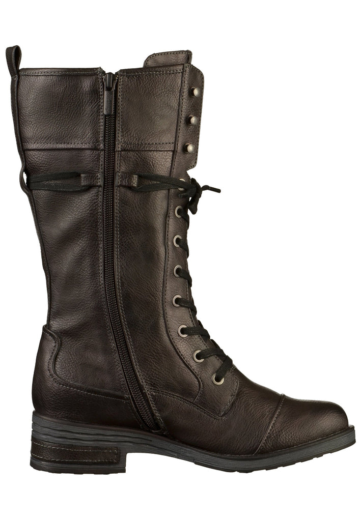 Mustang Stiefel Lederimitat Mokka - surf4shoes