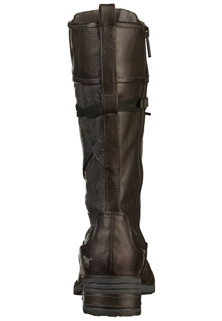 Mustang Stiefel Lederimitat Mokka - surf4shoes