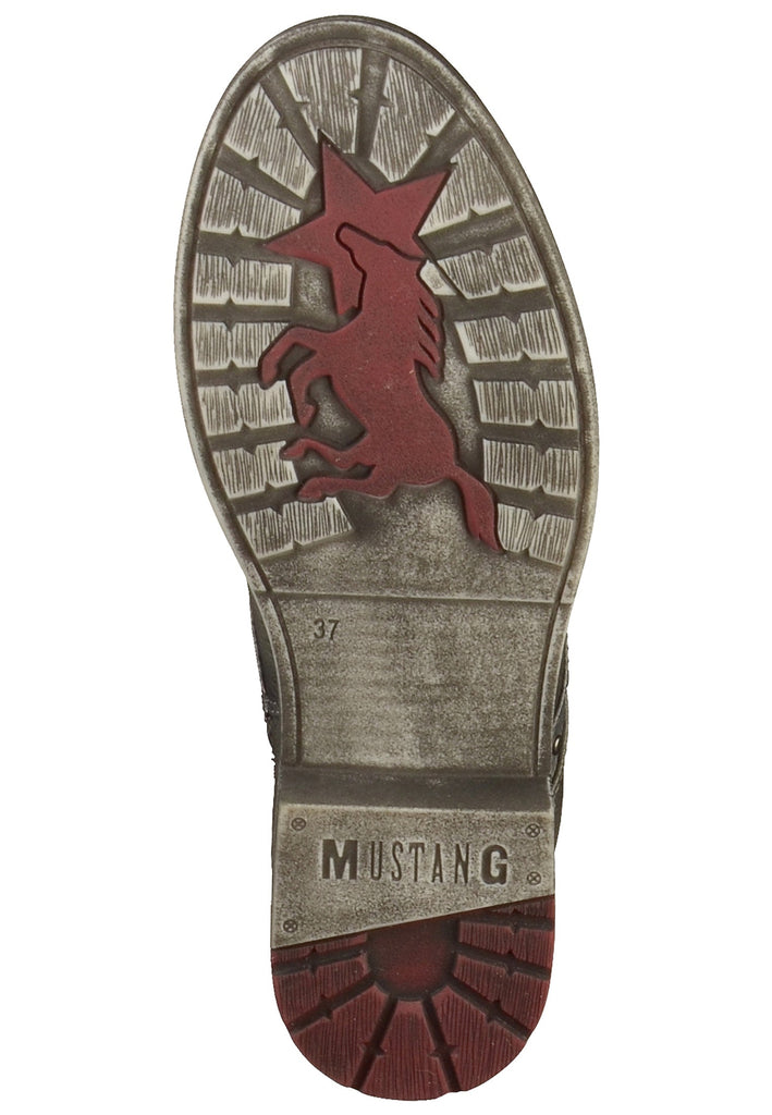 Mustang Stiefel Lederimitat Dunkelgrau - surf4shoes