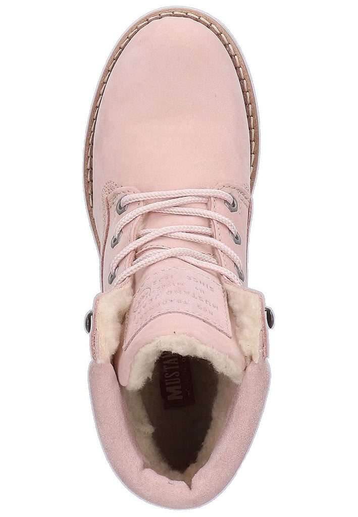 Mustang Stiefelette Leder Rose - surf4shoes