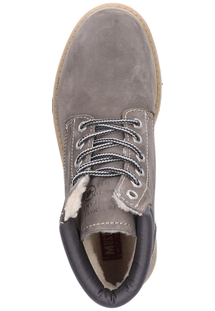 Mustang Stiefelette Leder Dunkelgrau - surf4shoes