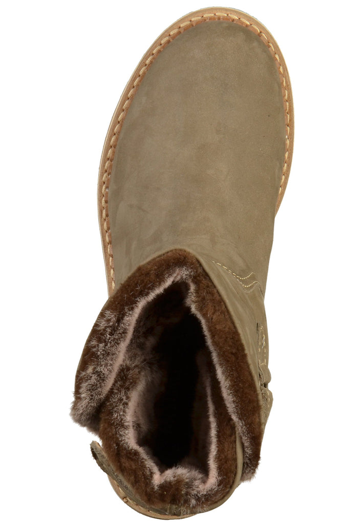 Mustang Stiefelette Leder Taupe - surf4shoes