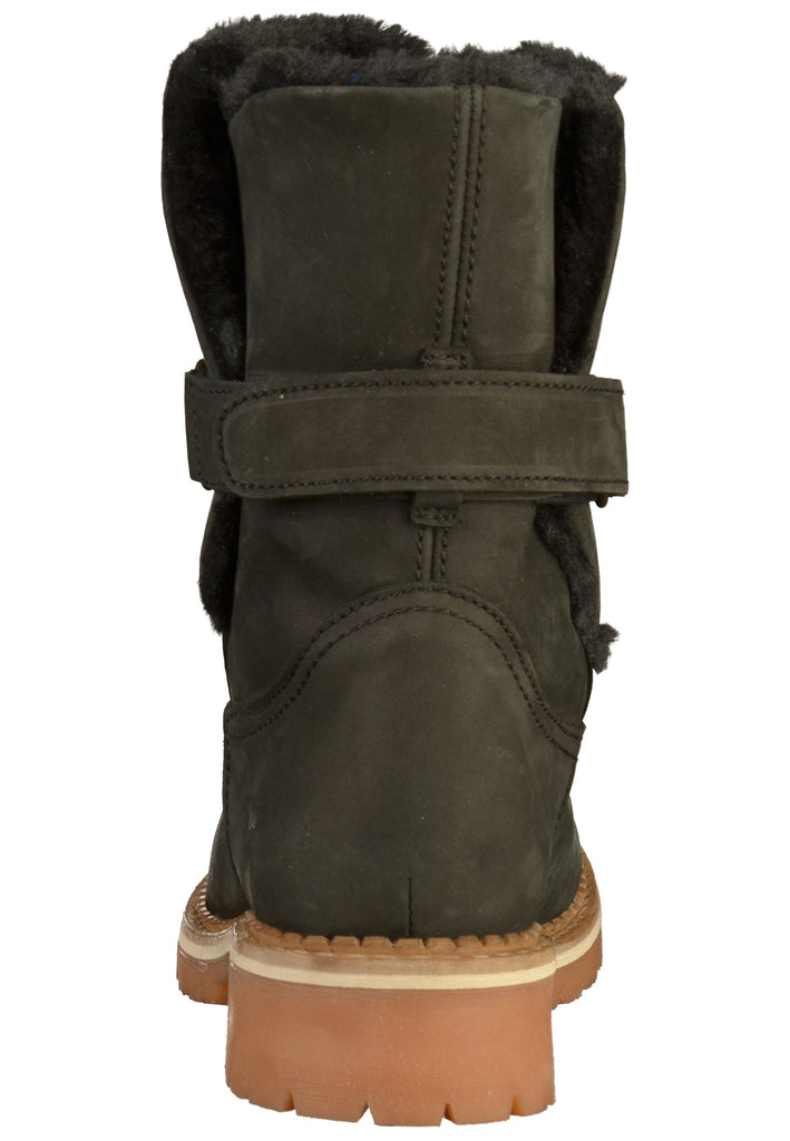 Mustang Stiefelette Leder Schwarz Warmfutter - surf4shoes