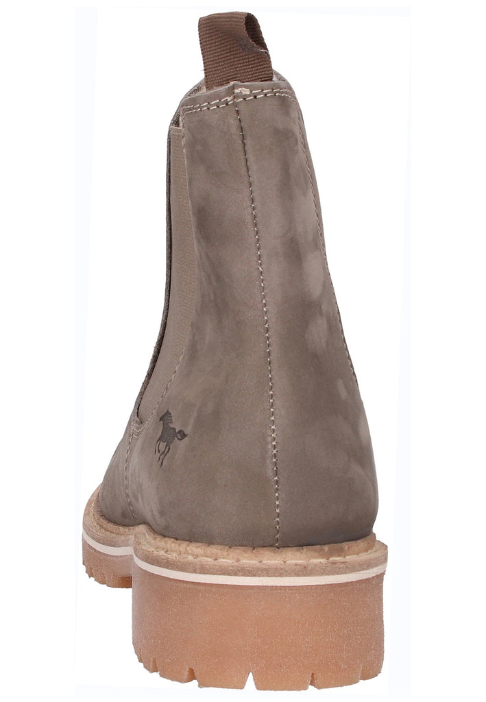 Mustang Stiefelette Leder Taupe - surf4shoes