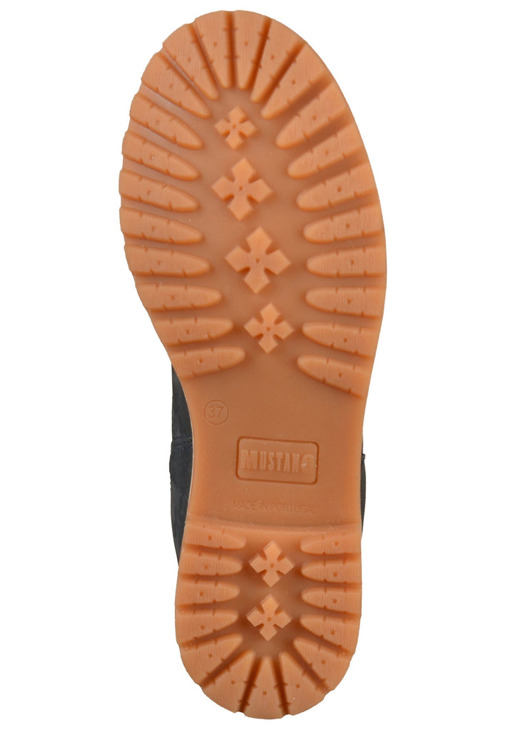 Mustang Stiefelette Leder Blau - surf4shoes